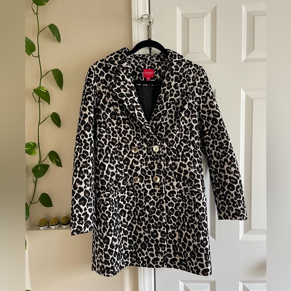 Guess Leopard Coat - Picture 1 of 3